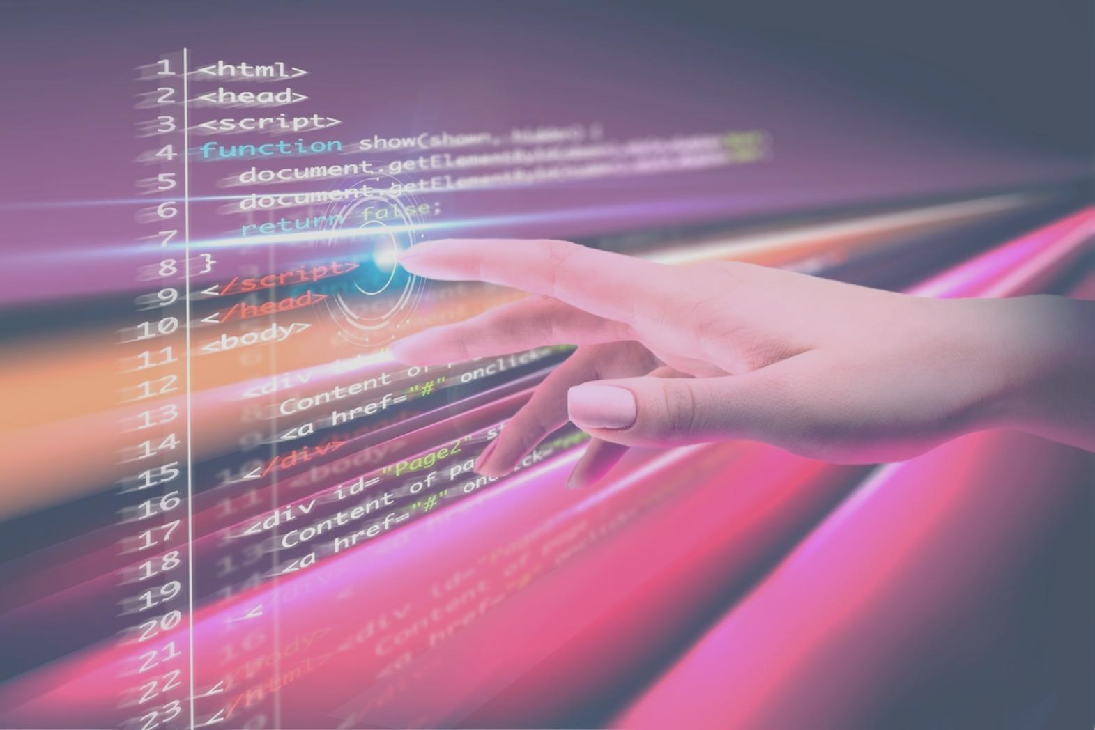 Modern learning environment with students collaborating on mobile game development projects